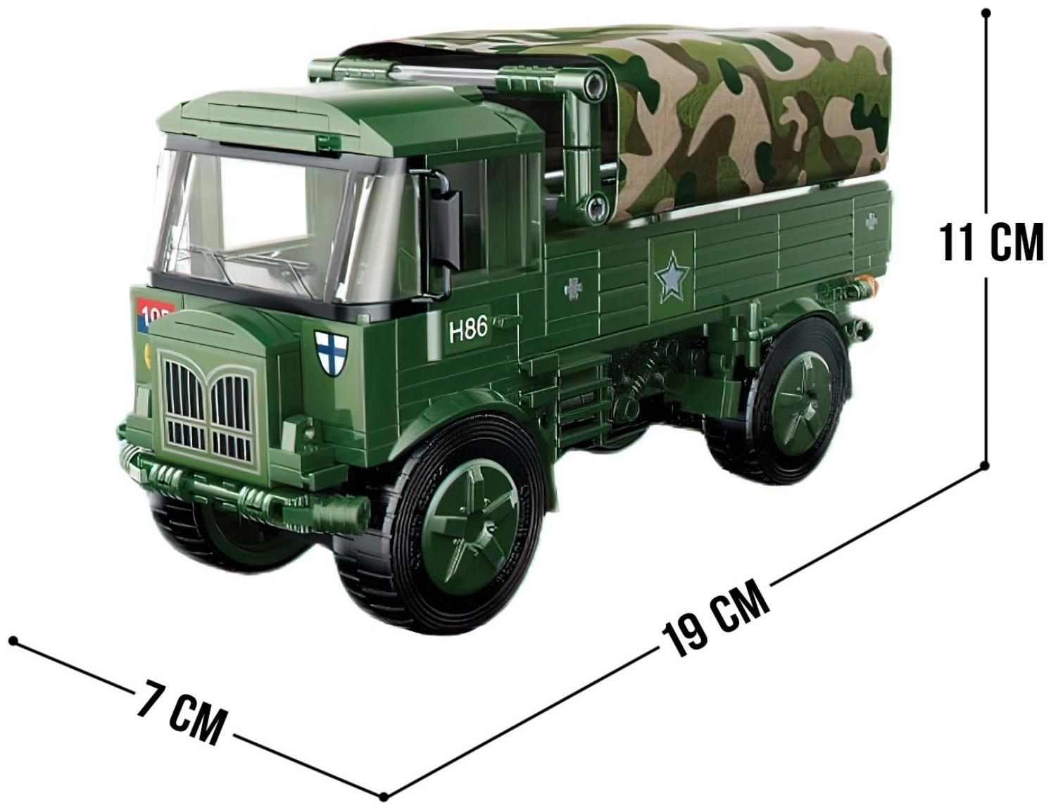 Конструктор Qman «Военный грузовик» 21024 / 442 детали