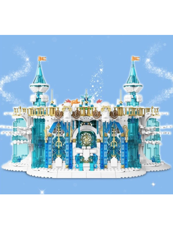 Конструктор Mould King «Замок принцессы: Ледяной бальный зал» 11010 / 1208 деталей