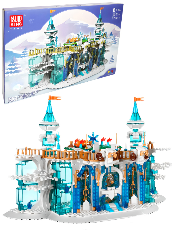 Конструктор Mould King «Замок принцессы: Ледяной бальный зал» 11010 / 1208 деталей