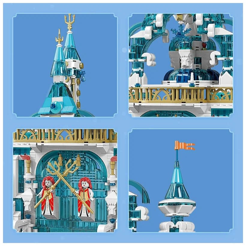 Конструктор Mould King «Замок принцессы: Замороженный вход» 11007 / 1098 деталей