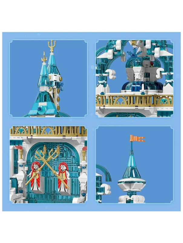 Конструктор Mould King «Замок принцессы: Замороженный вход» 11007 / 1098 деталей