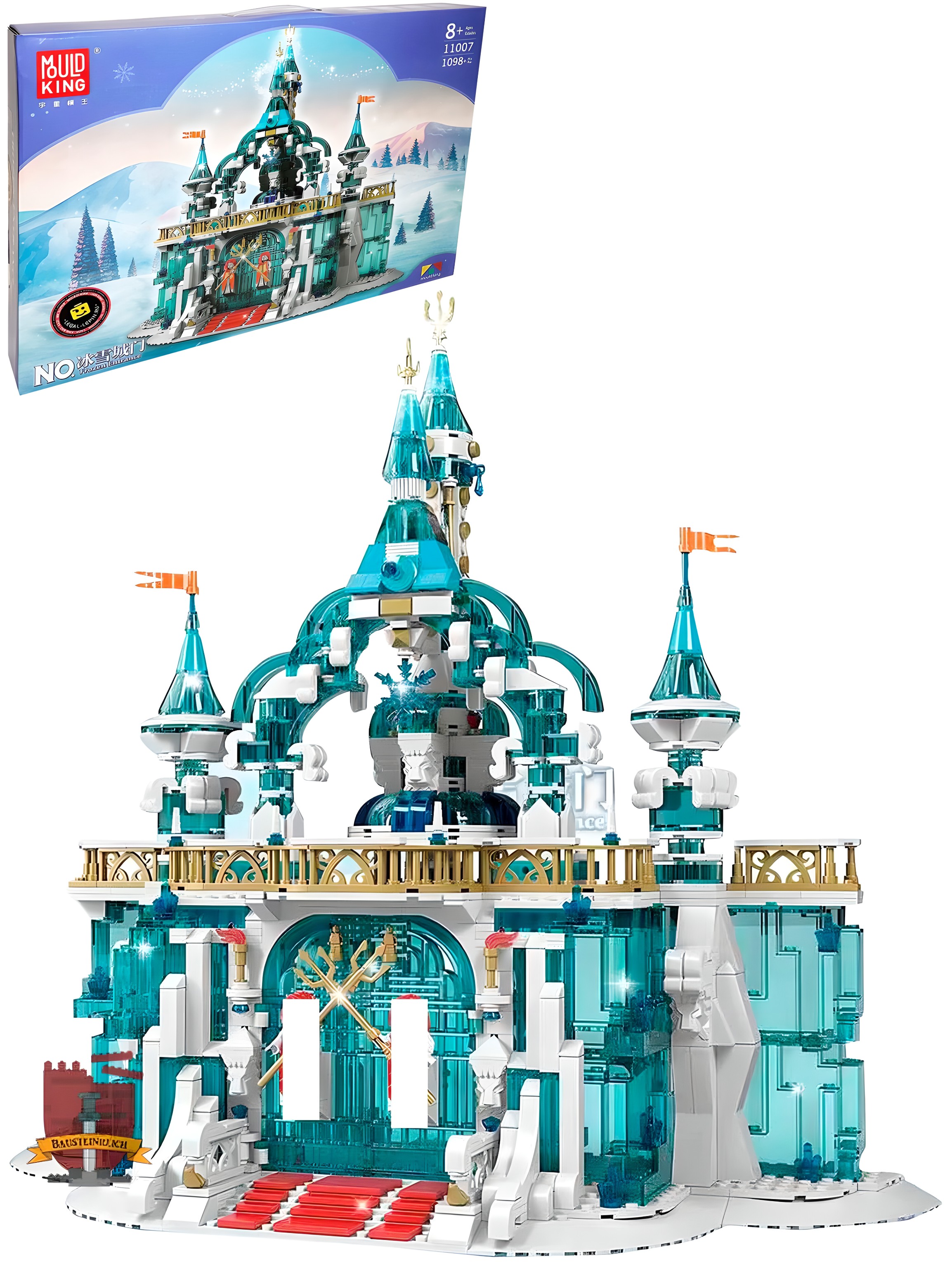 Конструктор Mould King «Замок принцессы: Замороженный вход» 11007 / 1098 деталей