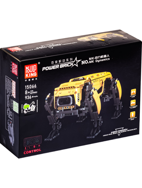 Радиоуправляемый конструктор Mould King «Робот-собака BD1» 15066 / 936 деталей