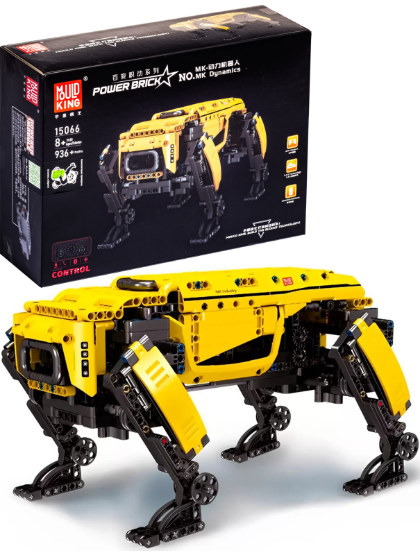 Радиоуправляемый конструктор Mould King «Робот-собака BD1» 15066 / 936 деталей