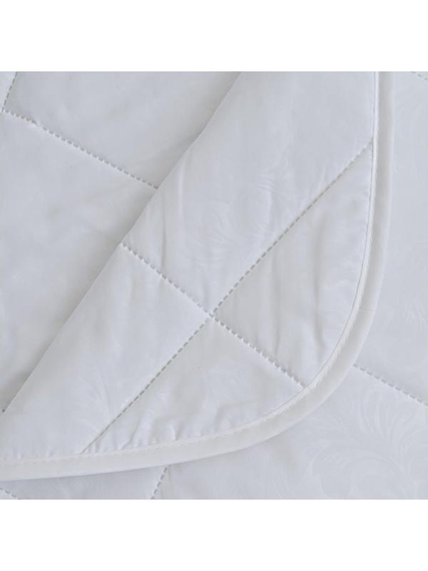 Одеяло облегченное 140х205см, файбер 100г/м, микрофибра белая 80г/м, 100% полиэстер