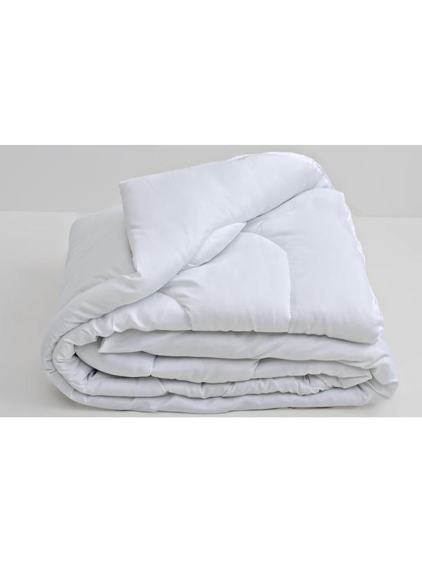 Одеяло одноигол 172х205см, файбер 500г/м, микрофибра белая 80г/м, 100% полиэстер