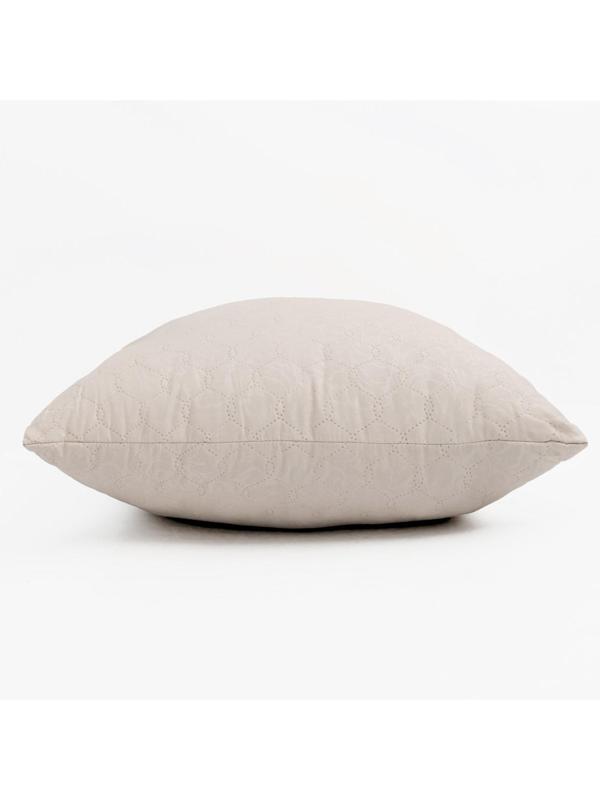 Подушка 70х70см, слоновая кость, файбер, микрофибра, 100% полиэстер