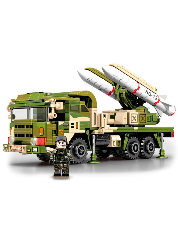 Конструктор Sembo Block «Зенитный ракетный комплекс HQ-12» 105717 / 563 детали