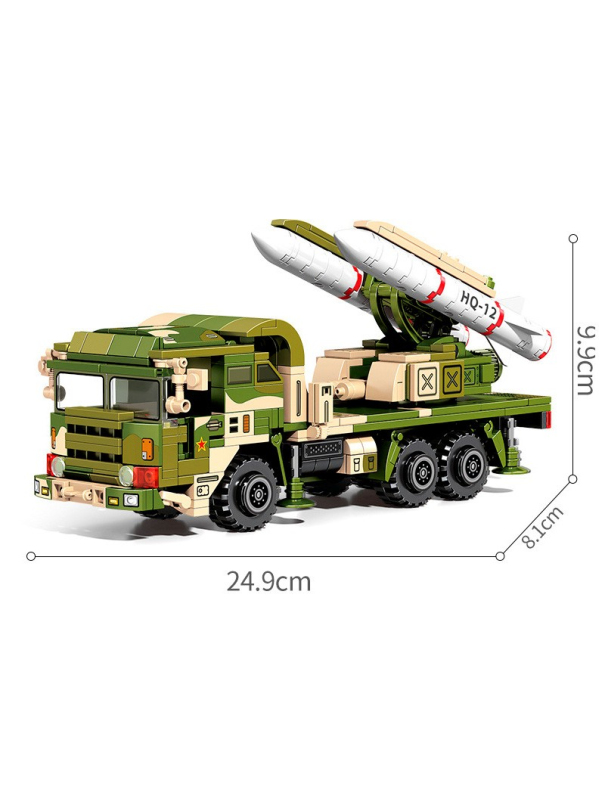 Конструктор Sembo Block «Зенитный ракетный комплекс HQ-12» 105717 / 563 детали