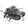 Конструктор Qman «Немецкий танк Panzer III F-Type» 21028 / 1058 деталей