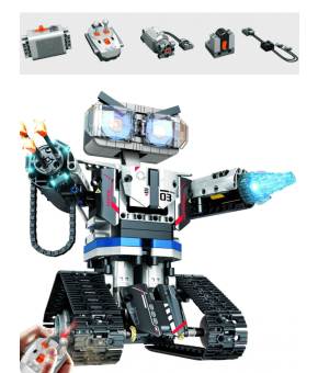 Радиоуправляемый конструктор Sembo Block «Гусеничный робот Well-e» 704971 / 611 деталей