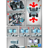 Радиоуправляемый конструктор Sembo Block «Гусеничный робот Well-e» 704971 / 611 деталей
