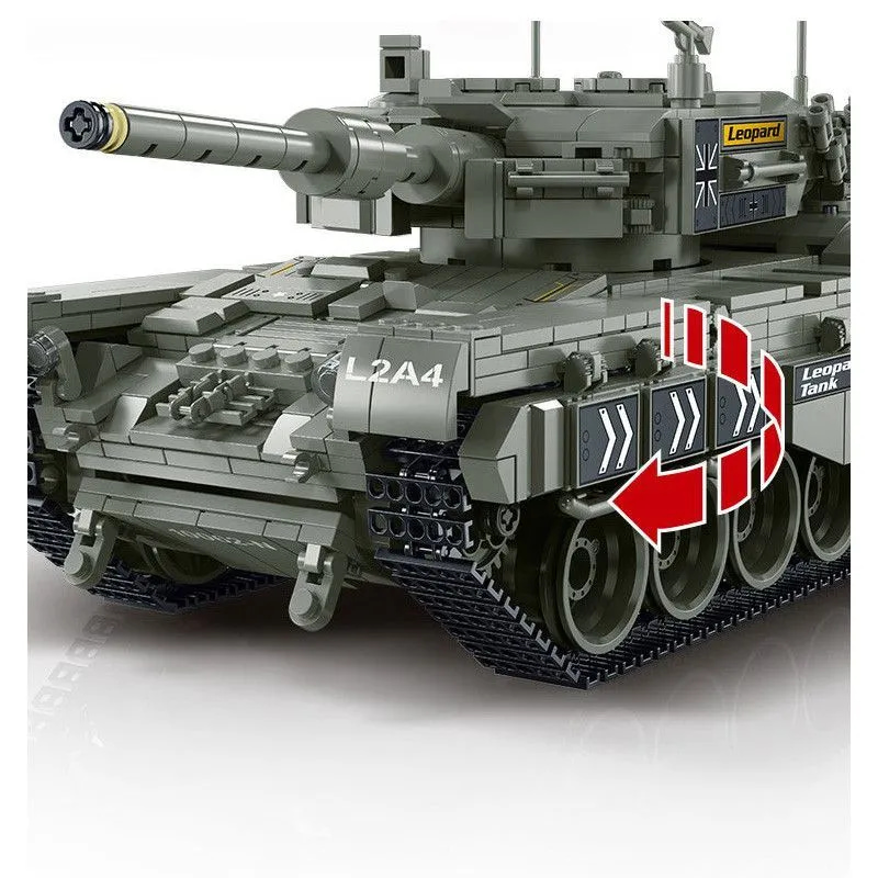 Конструктор Mork «Танк Panther» 207003 / 1756 деталей