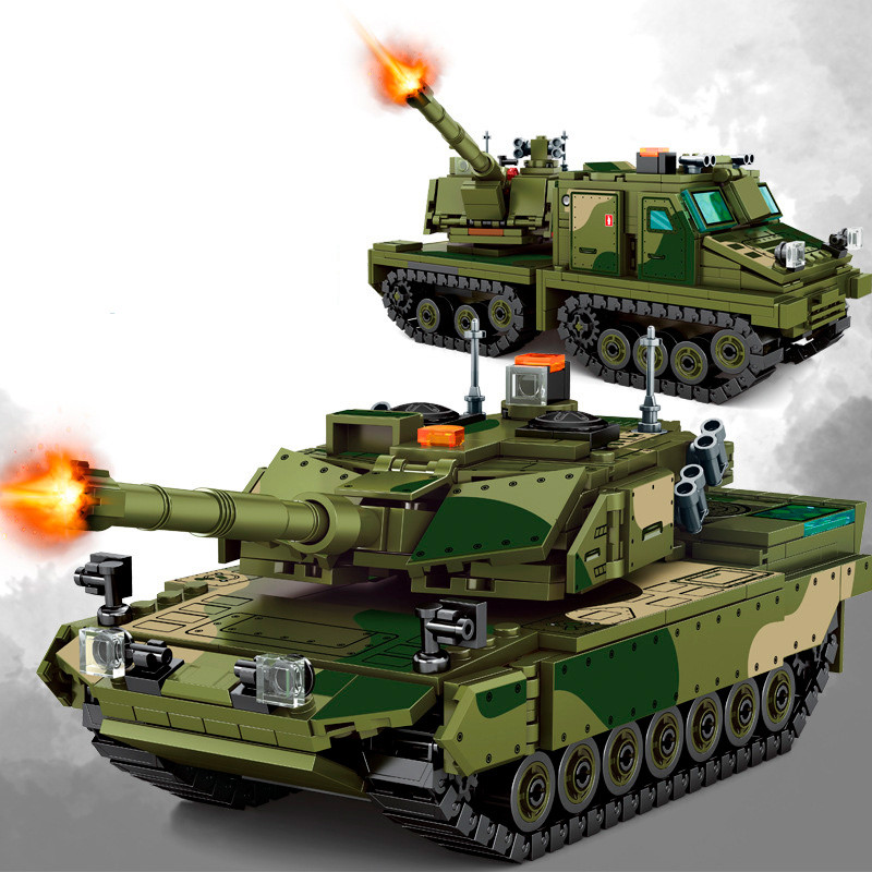 Конструктор Sembo «Танк Leopard 2A6» 207003 / 679 деталей