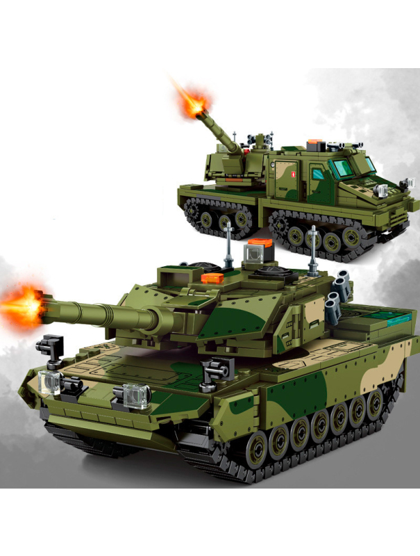 Конструктор Sembo «Танк Leopard 2A6» 207003 / 679 деталей