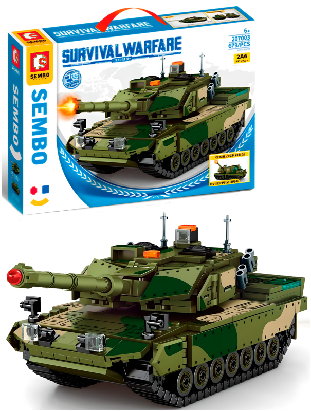 Конструктор Sembo «Танк Leopard 2A6» 207003 / 679 деталей