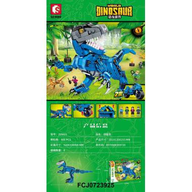 Конструктор Sembo «Динозавр: Велоцираптор» 205021 / 908 деталей