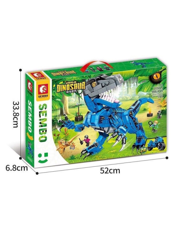 Конструктор Sembo «Динозавр: Велоцираптор» 205021 / 908 деталей