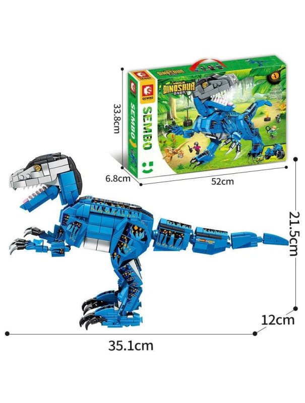 Конструктор Sembo «Динозавр: Велоцираптор» 205021 / 908 деталей