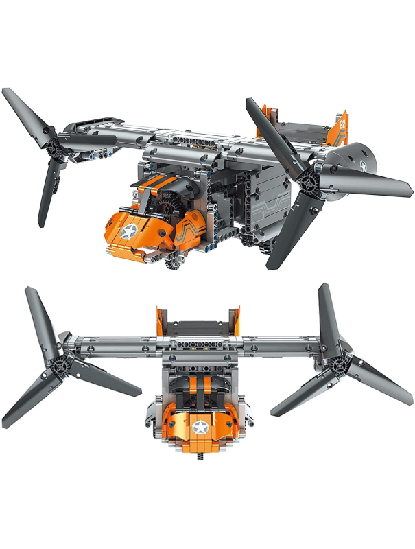 Конструктор Mould King «Транспортный самолет» на радиоуправлении 15043 / 588 деталей