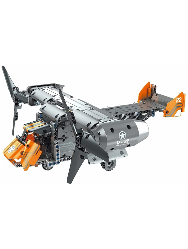 Конструктор Mould King «Транспортный самолет» на радиоуправлении 15043 / 588 деталей