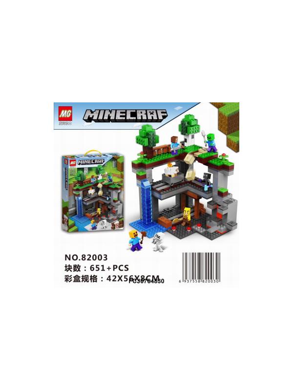 Конструктор MG «Первое приключение» 82003 (Minecraft 21169) / 651 деталь