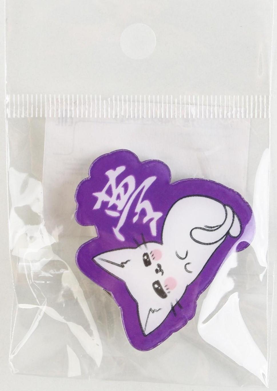 Заколка для волос «Котик»,аниме, 3,7 х 3,5 х 1 см