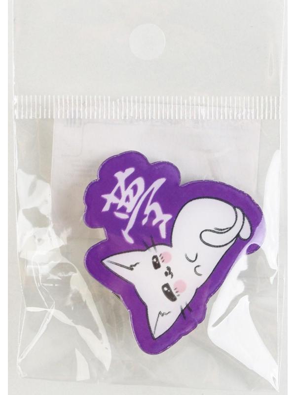 Заколка для волос «Котик»,аниме, 3,7 х 3,5 х 1 см