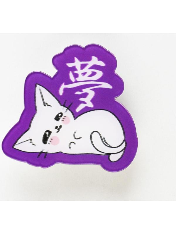 Заколка для волос «Котик»,аниме, 3,7 х 3,5 х 1 см