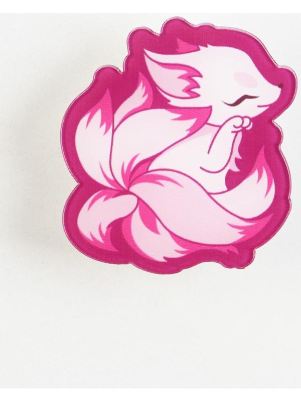 Заколка для волос «Чиби лис», аниме, 3,4 х 3,7 х 1 см