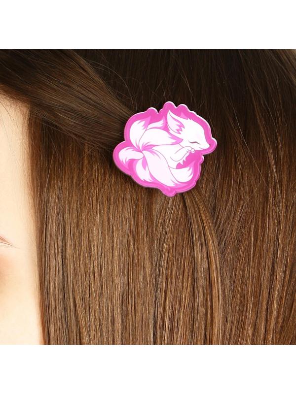 Заколка для волос «Чиби лис», аниме, 3,4 х 3,7 х 1 см