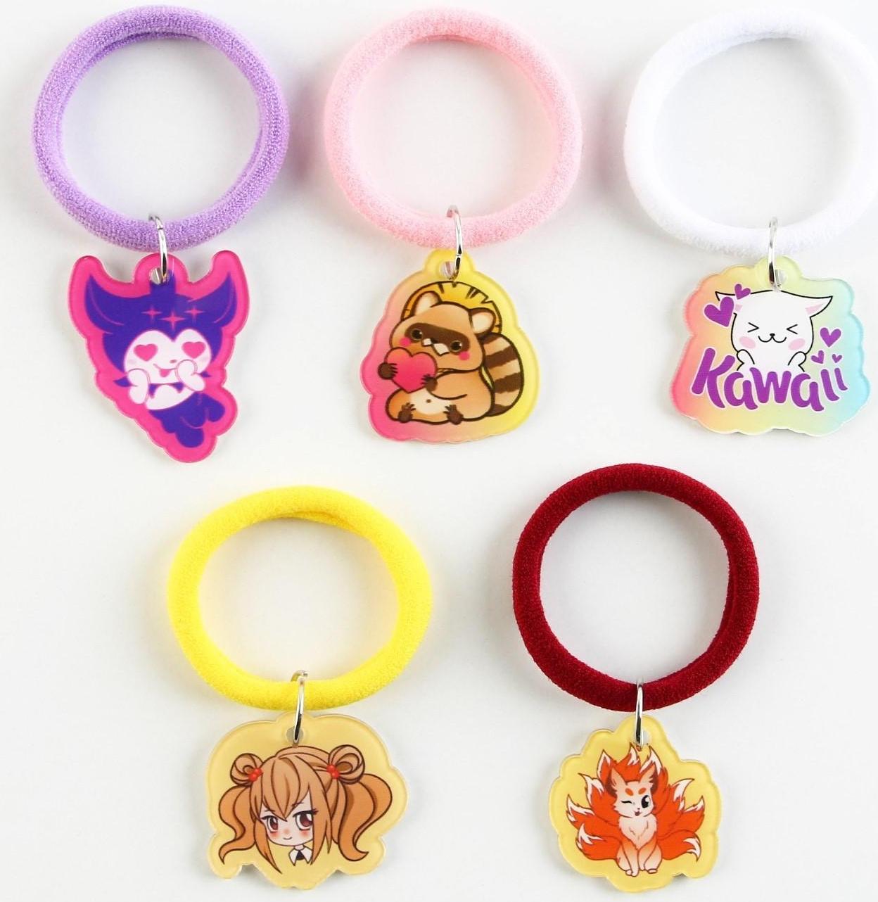 Резинка для волос «Микс», аниме, d = 4 см