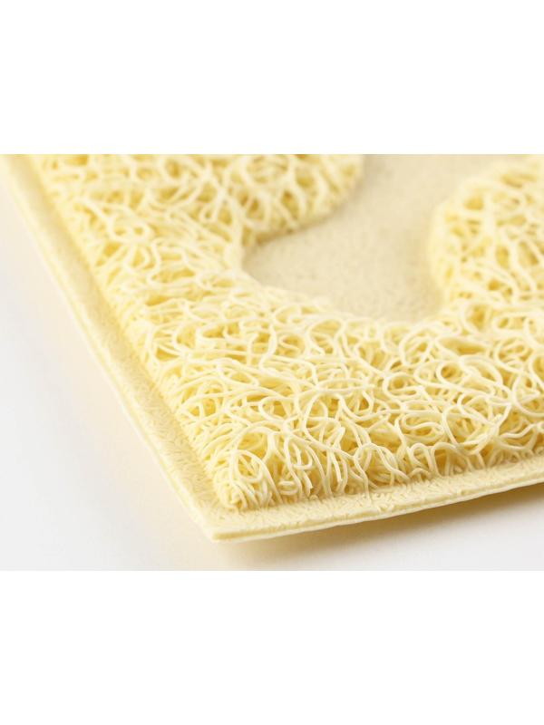 Коврик универсальный под миску и лоток «Косточки», 30х40 см, бежевый