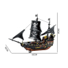 Конструктор Gudi «Пиратский корабль» 50401 / 621 деталь