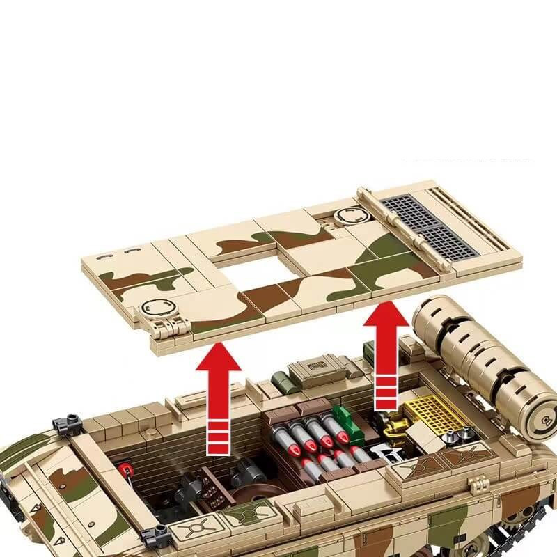 Конструктор Sembo Block «Основной боевой танк Type 88A» 203127 / 1102 детали