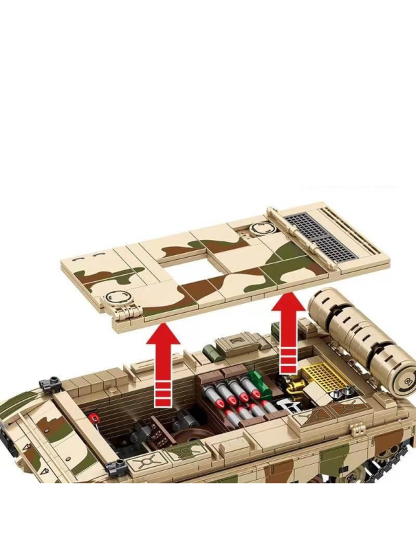 Конструктор Sembo Block «Основной боевой танк Type 88A» 203127 / 1102 детали