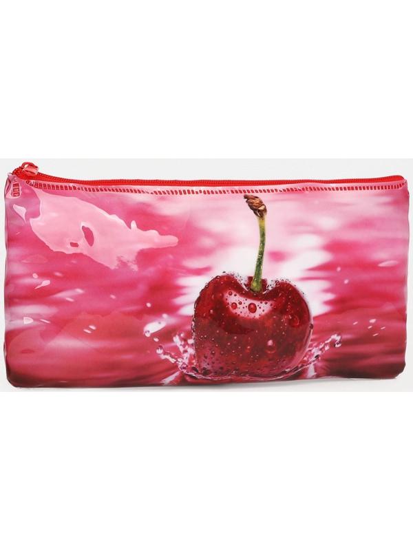 Косметичка-пенал на молнии, цвет розовый