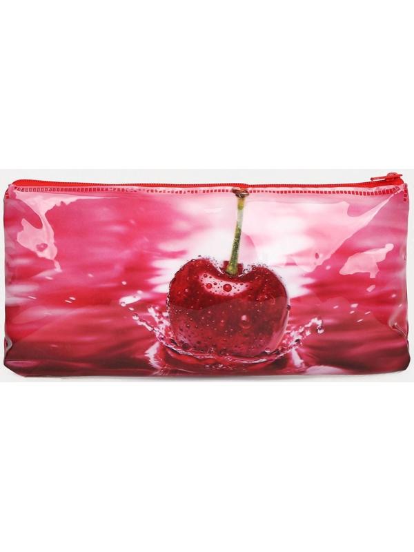 Косметичка-пенал на молнии, цвет розовый