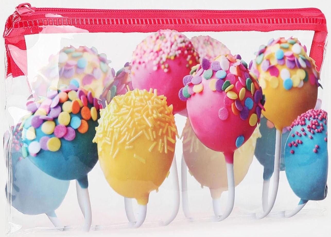 Косметичка-пенал на молнии, цвет разноцветный