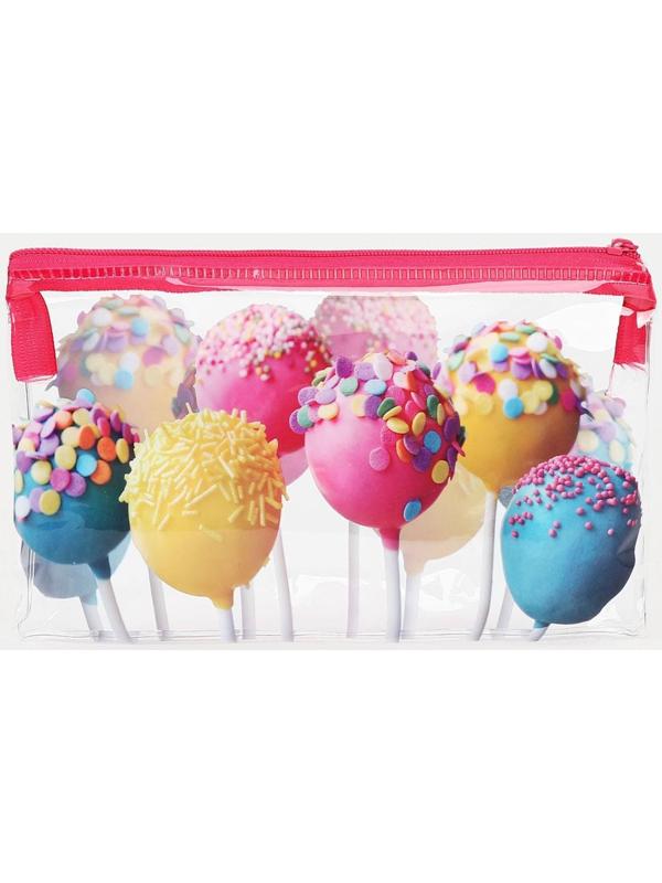 Косметичка-пенал на молнии, цвет разноцветный