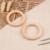 Набор колец для макраме, деревянные, d = 5/7 см, 2 шт