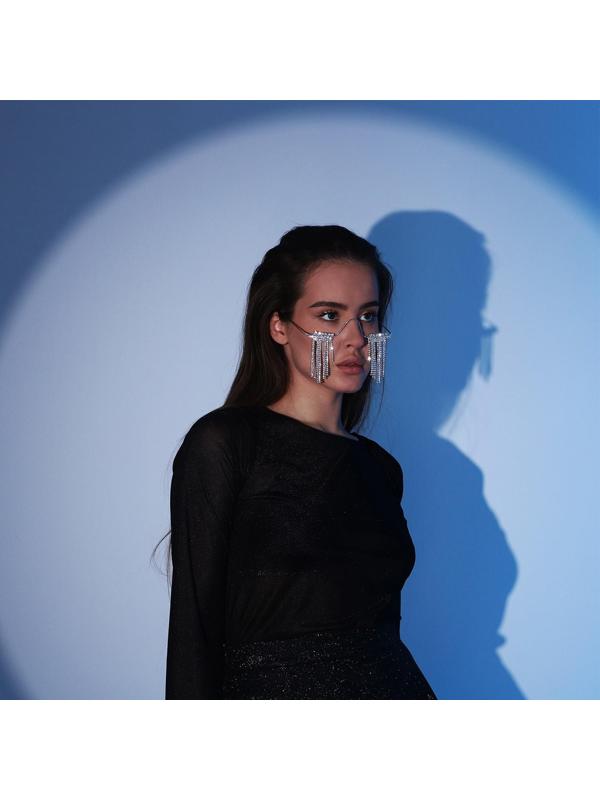 Карнавальный аксессуар «Очки» стразы