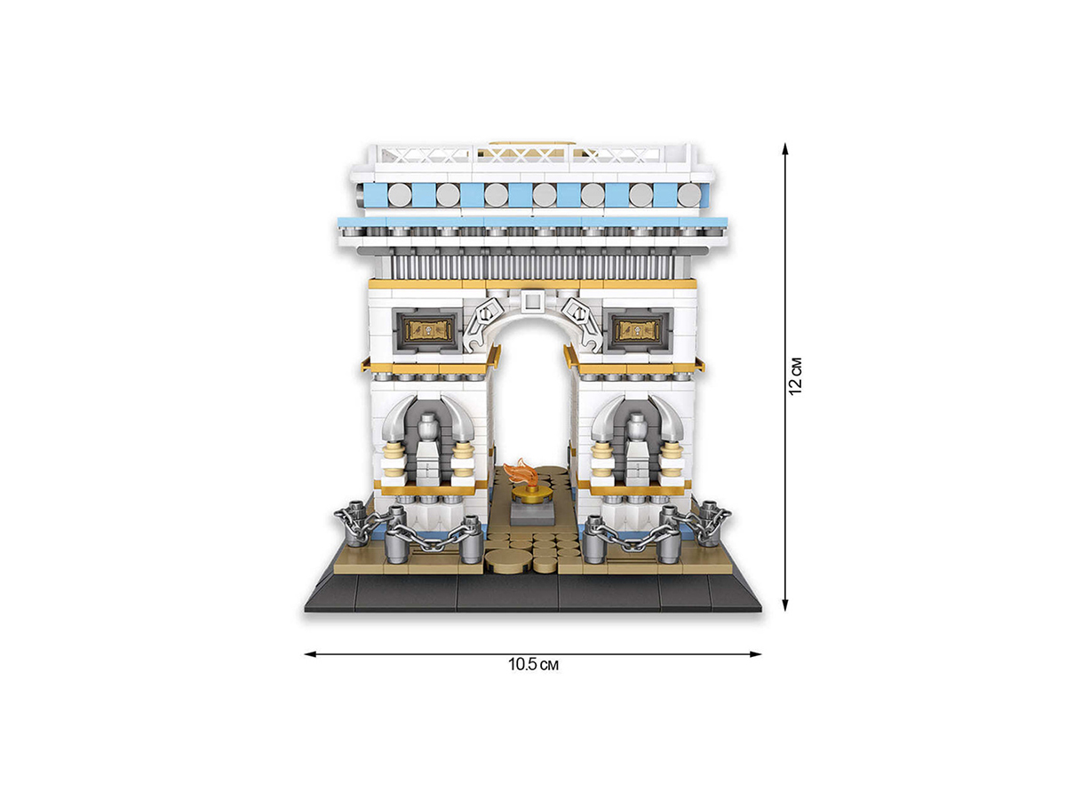 Конструктор Loz «Архитектура: Триумфальная арка» 1028 / 1188 деталей