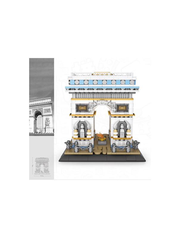 Конструктор Loz «Архитектура: Триумфальная арка» 1028 / 1188 деталей