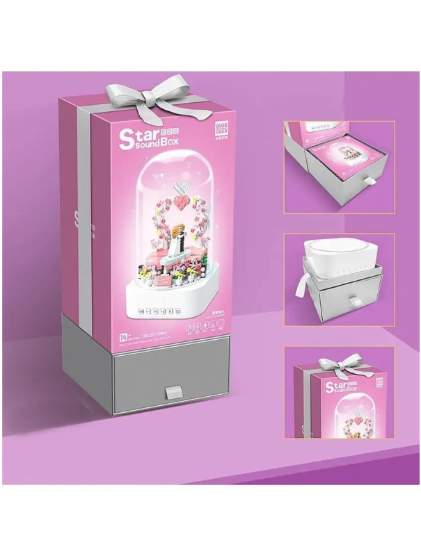 Музыкальный конструктор Quan Guan «Колонка: Свадебная церемония» 100225 / 536 деталей