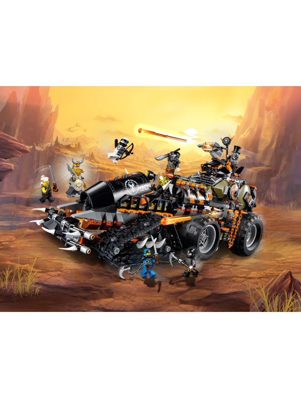 Конструктор «Стремительный странник» T2117 (НиндзяГо 70654) / 1320 деталей