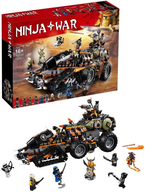 Конструктор «Стремительный странник» T2117 (НиндзяГо 70654) / 1320 деталей