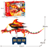 Конструктор Sembo Block «Огненный летающий дракон» 206035 / 505 деталей