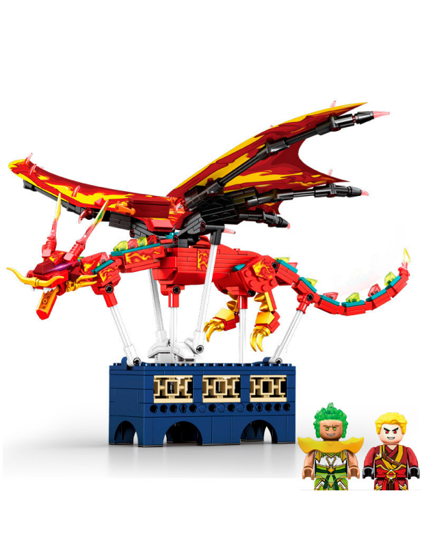Конструктор Sembo Block «Огненный летающий дракон» 206035 / 505 деталей