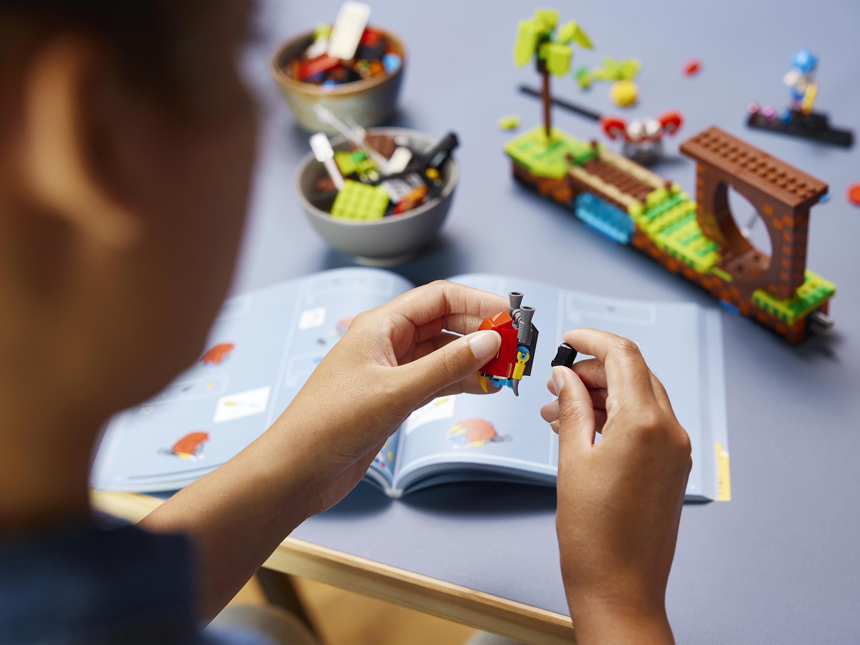 Конструктор «Супер Соник - зона Грин Хилл» 29005 (Ideas 21331) / 1125 деталей